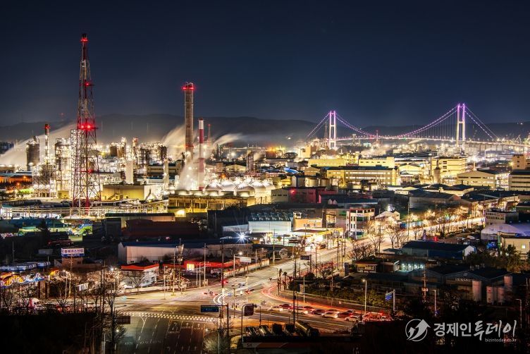 울산대교와 산업현장- 김종숙