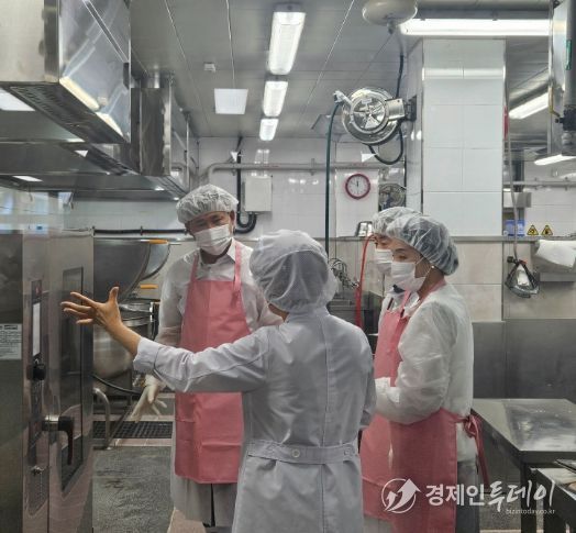 봉화교육지원청, 학교급식 위생안전점검