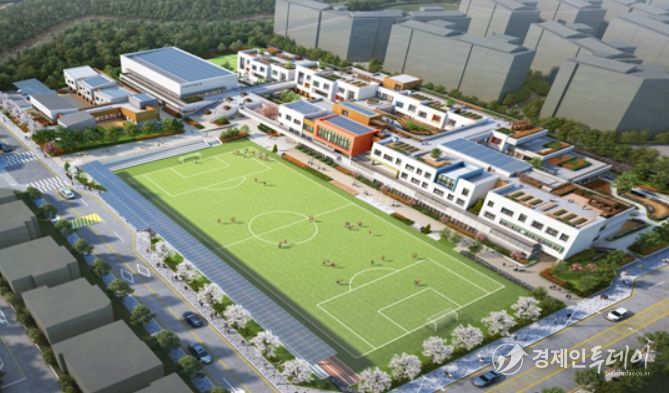 아라월평초중 조감도