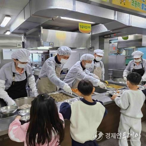 봉화교육지원청, 겨울철 학교급식 위생안전점검