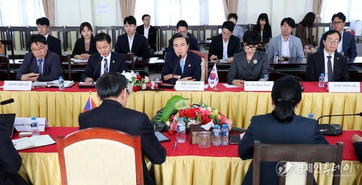 김태흠 지사, 노동사회복지부 장관 접견