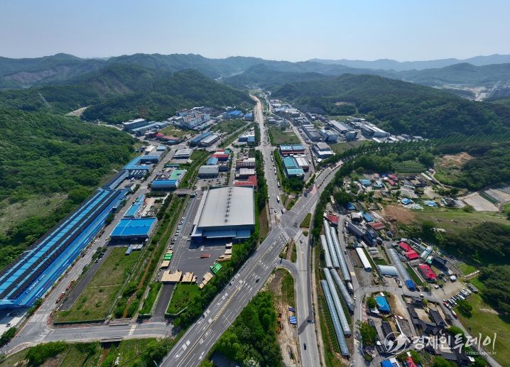 계룡산업단지 전경
