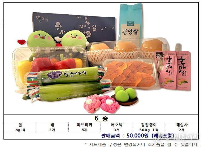 지역 농특산물 소비 촉진으로 생산 농가 실질 지원