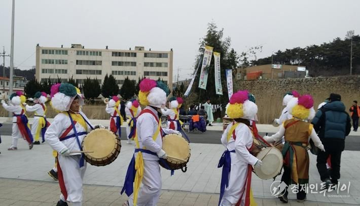 2016년 지도읍 정월대보름 행사 지신밟기