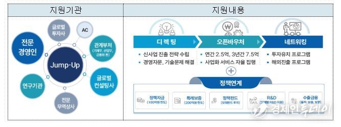 점프업 프로그램 사업체계도